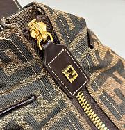 Fendi Brown Zucca Jacquard Vanity Bag Size 26 x 15 x 19 cm - 6