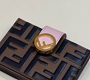 Fendi Card Holder Pink Size 10 x 6 cm - 4