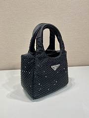 Prada Embellished Satin Mini Handbag Size 18 x 16 x 10 cm - 4