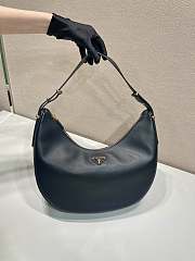 Prada Arqué Large Leather Shoulder Bag Black Size 35 x 22.5 x 8 cm - 6