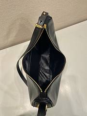 Prada Arqué Large Leather Shoulder Bag Black Size 35 x 22.5 x 8 cm - 2