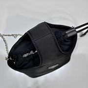 Prada Vegetable Basket Black Bag Size 18 x 15 x 15 cm - 2