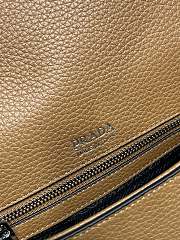 Prada Caramel Leather Shoulder Bag Size 23 x 18 x 9 cm - 3
