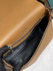 Prada Caramel Leather Shoulder Bag Size 23 x 18 x 9 cm - 5