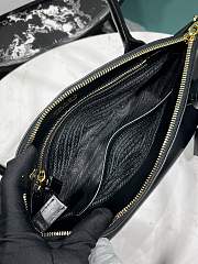 Prada Long Handle Zipper Dumpling Bag Size 26 x 17 x 9 cm - 3