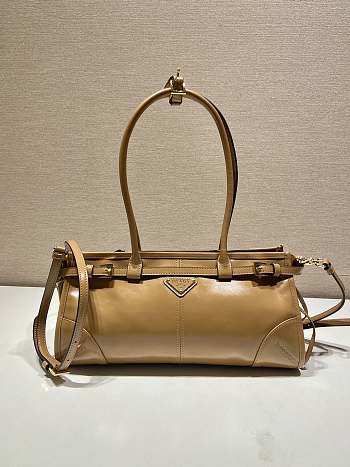 Prada Medium Leather Handbag Caramel Size 32 x 15.5 x 12 cm