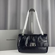 Balenciaga Monaco Chain Bag Black Size 27.9 x 18 x 9.9 cm - 1