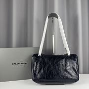 Balenciaga Monaco Chain Bag Black Size 27.9 x 18 x 9.9 cm - 4