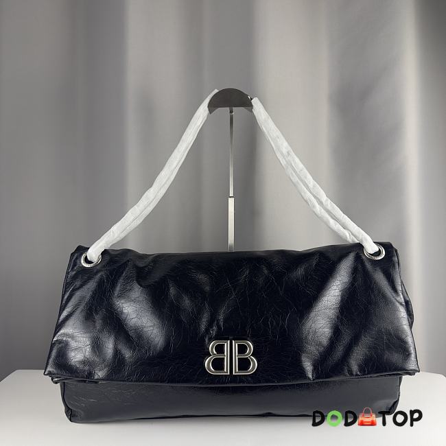 Balenciaga Monaco Chain Bag Black Size 43.5 x 32 x 13 cm - 1