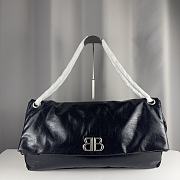 Balenciaga Monaco Chain Bag Black Size 43.5 x 32 x 13 cm - 1