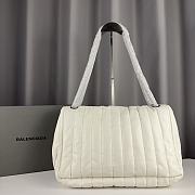 Balenciaga Monaco Chain Bag White Size 32.5 x 22 x 9.9 cm - 5