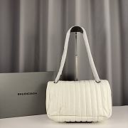 Balenciaga Monaco Chain Bag White Size 27.9 x 18 x 9.9 cm - 6
