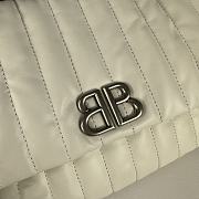 Balenciaga Monaco Chain Bag White Size 27.9 x 18 x 9.9 cm - 3