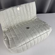Balenciaga Monaco Chain Bag White Size 27.9 x 18 x 9.9 cm - 2