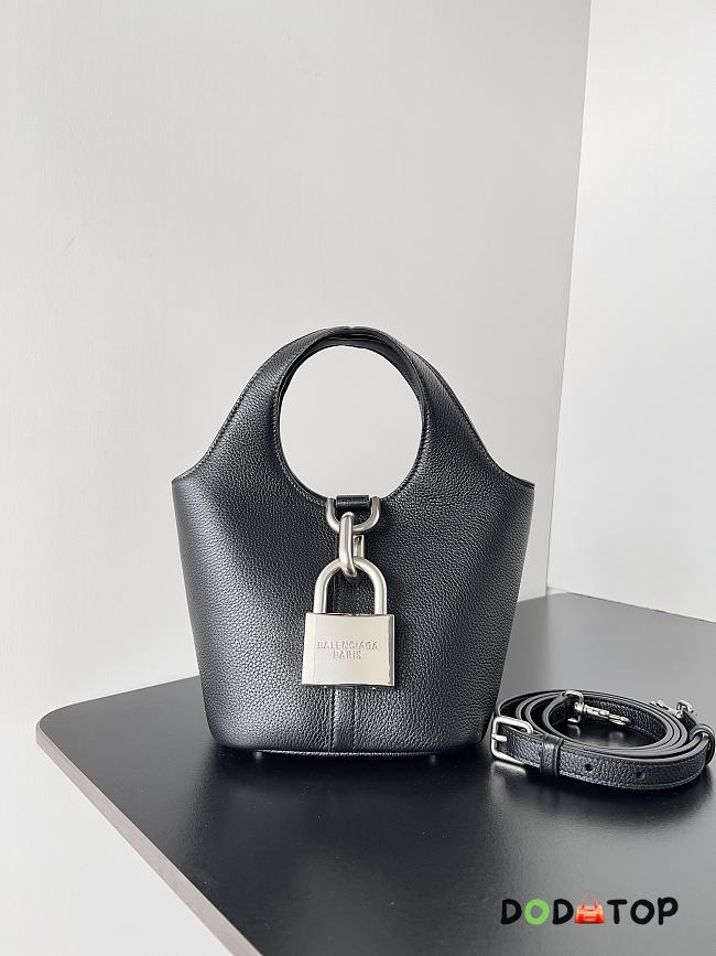 Balenciaga Locker Hobo Small Bag Black Size 23 x 24 x 9.9 cm - 1