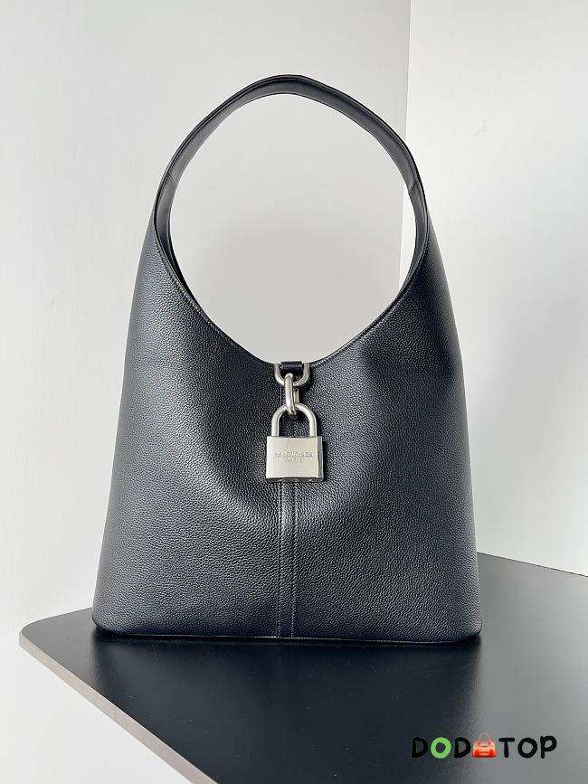 Balenciaga Locker Hobo Medium Bag Black Size 35 x 61.9 x 9.9 cm - 1