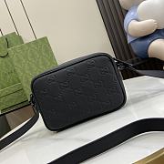 Gucci GG Rubber-Effect Mini Shoulder Bag Size 13 x 19 x 5.5 cm - 6