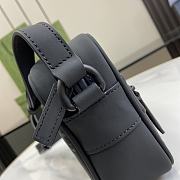 Gucci GG Rubber-Effect Mini Shoulder Bag Size 13 x 19 x 5.5 cm - 4