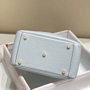 Hermes Lindy 26 in Clemence Leather Blue Size 26 x 18 x 14 cm - 5