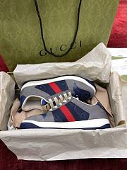 Gucci GG Screener Grey Suade Sneakers - 2