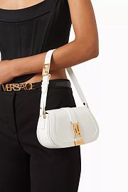 Versace Mini Greca Goddess Shoulder Bag in Calfskin Leather Size 21 x 7 x 11.5 cm - 5