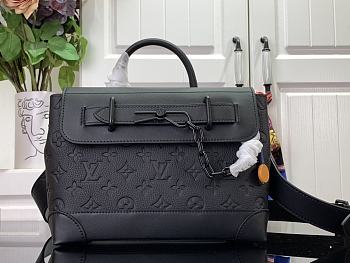 Louis Vuitton Steamer PM Taurillon Monogram Bag Size 25 x 19 x 8 cm