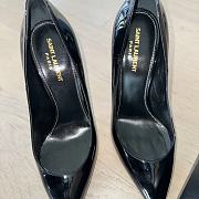 YSL Saint Laurent Opyum Patent Leather Heels Black - 3