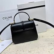 Celine Small 16 Bag Black Size 18 x 15 x 9 cm  - 3