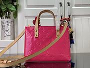 Louis Vuitton Reade PM Monogram Vernis Leather M24144 Pink Size 22 x 16.5 x 11 cm - 3