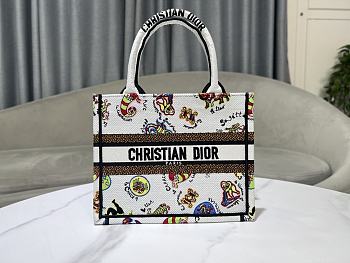 Dior Book Tote Bag Dragon Zodiac Size 26.5 x 21 x 14 cm