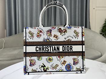 Dior Book Tote Bag Dragon Zodiac Size 36 x 27.5 x 16.5 cm