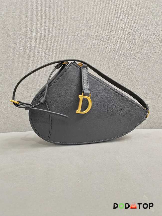 Dior Saddle Clutch Black Bag Size 20 x 15 x 4 cm - 1