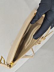 Dior Saddle Clutch Beige Bag Size 20 x 15 x 4 cm - 4