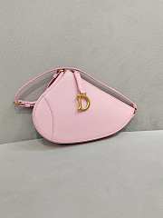 Dior Saddle Clutch Pink Bag Size 20 x 15 x 4 cm - 1