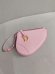 Dior Saddle Clutch Pink Bag Size 20 x 15 x 4 cm - 6