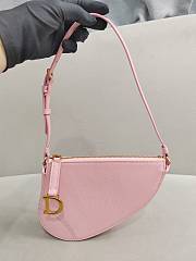 Dior Saddle Clutch Pink Bag Size 20 x 15 x 4 cm - 2