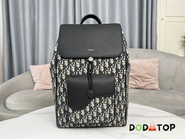 Dior Saddle Backpack Beige and Black Size 41.5 x 28.5 x 15 cm - 1