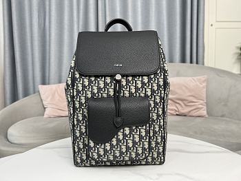 Dior Saddle Backpack Beige and Black Size 41.5 x 28.5 x 15 cm