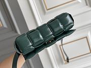 Bottega Veneta Padded Cassette Green Leather Bag Size 26 x 18 x 8 cm - 4