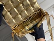 Bottega Veneta Padded Cassette Gold Leather Bag Size 26 x 18 x 8 cm - 3