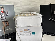 Chanel Raffia Rattan Small Gabrielle Hobo Bag White Size 20 x 15 x 8 cm - 6