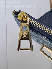 Louis Vuitton Victorine Wallet Denim Size 12 x 9.5 x 1.5 cm - 6