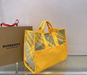 Burberry Plaid-Check Cotton Tote Bag Size 42 x 36 x 20 cm - 2