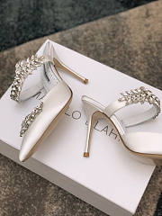 Manolo Blahnnik Sandals White  - 4