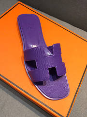 Hermes Sandals Purple  - 2