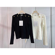 Chanel Knit Sweater Black/White - 2