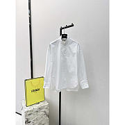 Fendi Long Sleeves Blouse White - 1