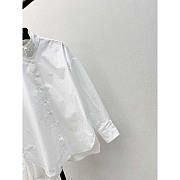 Fendi Long Sleeves Blouse White - 6