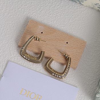 Dior CD Letterhead Earrings