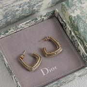 Dior CD Letterhead Earrings - 3